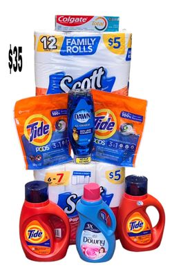 Household Bundle Tide Dawn Scott Downy Colgate Bundle