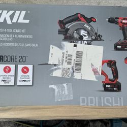 Skil - PWR CORE 20 Brushless 20V 4-Tool Kit