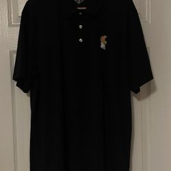 Men’s Black Polo Shirt Size 2XL