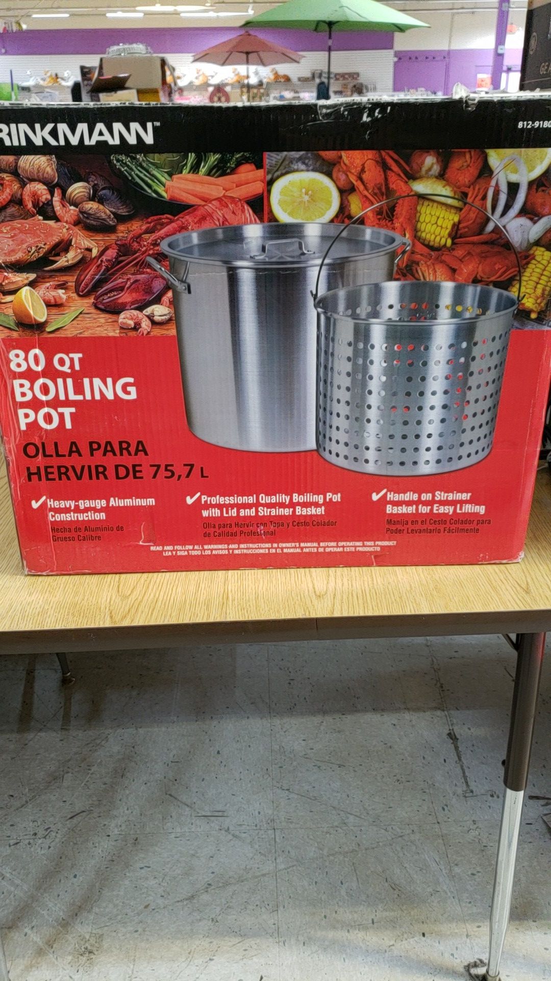 Brinkmann 80 QT boiling pot