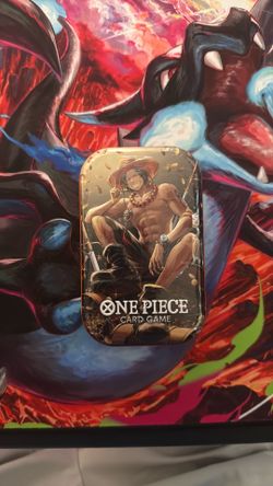 One Piece Cards - Ace Tin