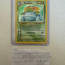 Venusaur #15/102 Base Set LP Pokemon