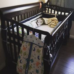Sorelle Tuscany 4 in 1 Convertible Crib - Espresso