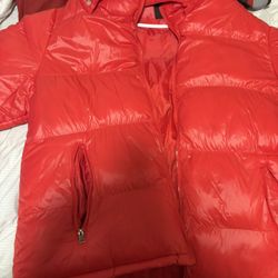 Fashion Nova Men’s XXL Red Puffer Jacket 