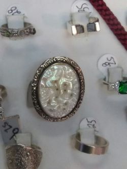 Stainless steel pearl Ring...