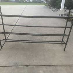 4 Tier Adjustable Length Shoe Holder 