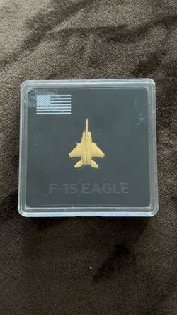 F-15 Eagle 999.9 fine gold