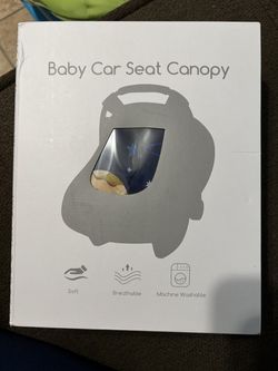 Baby car seat canopy