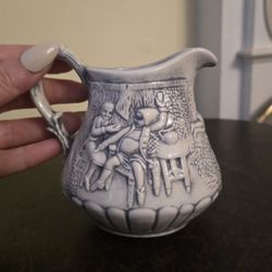 Vintage Small Ceramic Creamer Pitcher 