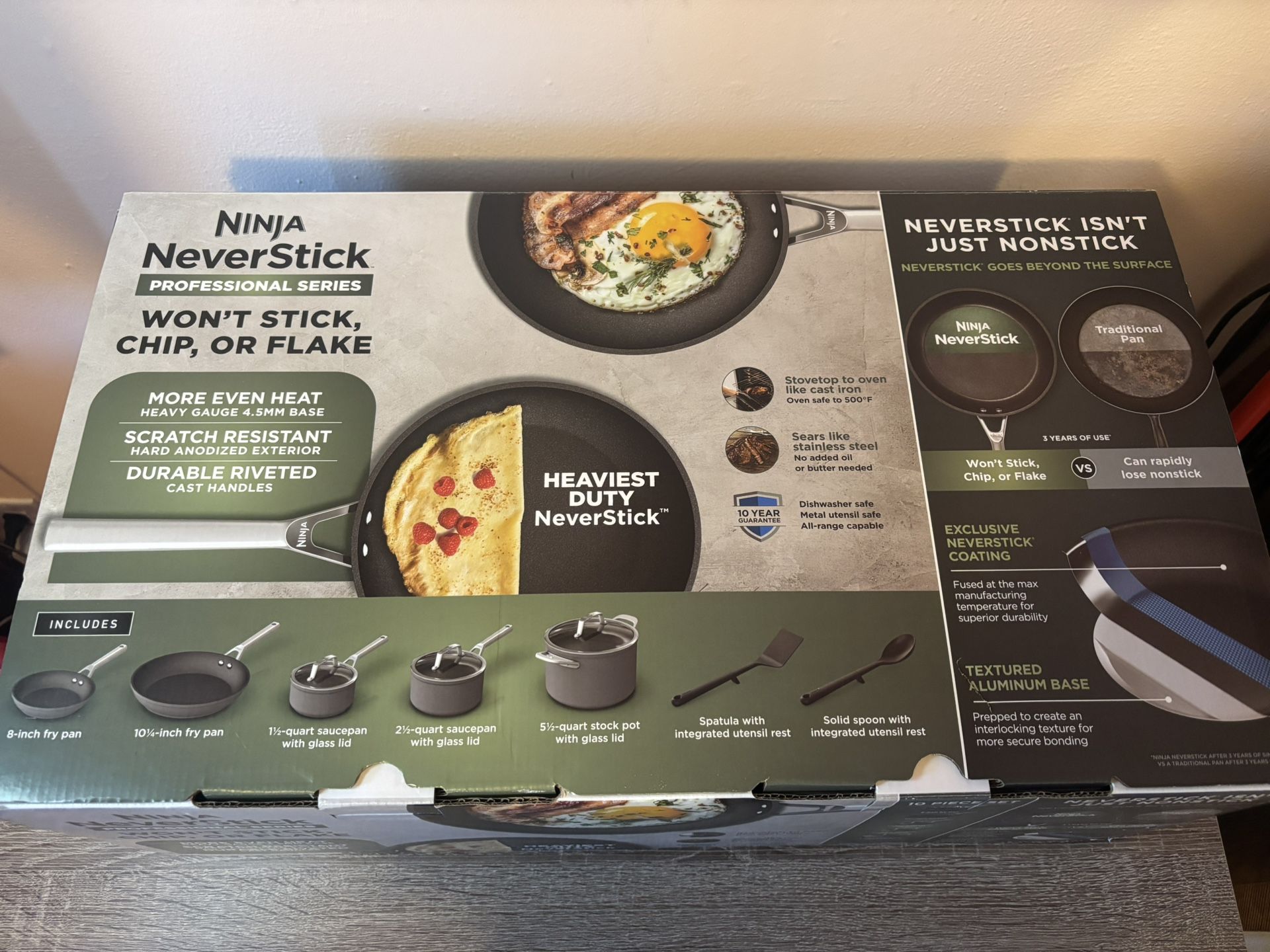 Ninja NeverStick Premium 10 Piece Pots & pans Set