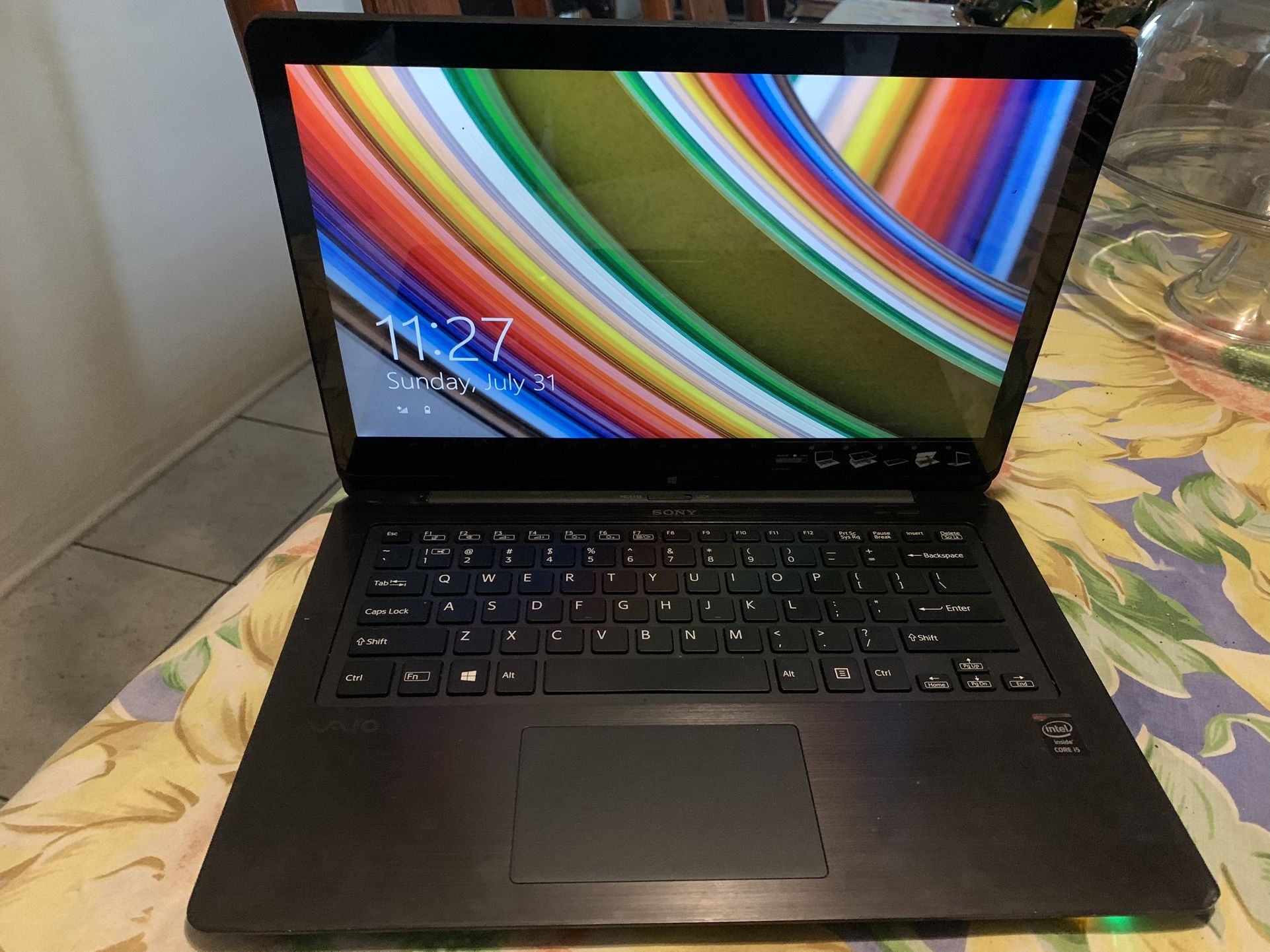 Sony VAOI Touchscreen laptop