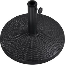 22lbs 18’’ Patio Umbrella Base, Heavy-Duty Umbrella Base Stand, All Weather Coating, Durable & Sturdy Materials, Market Standard Compatibility