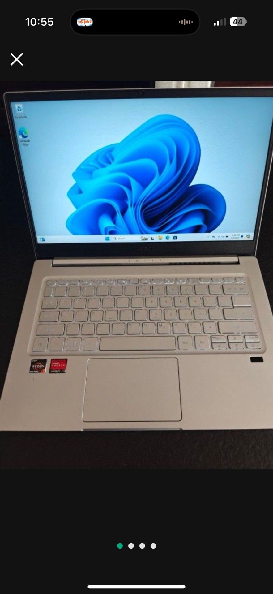 Acer 13.3 Inch Laptop Ryzen 7 4700u 8gb DDR4 RAM 512gb Ssd
