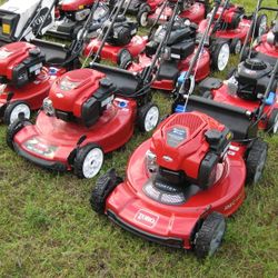ALL THE LAWN MOWERS