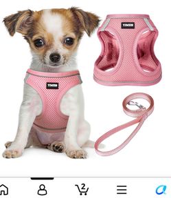 Dog harness, 2 piece