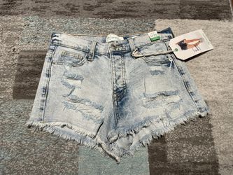 Distressed Jean Shorts 