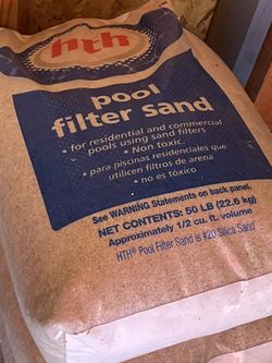 HTH Pool Filter Sand 50 lb Bag