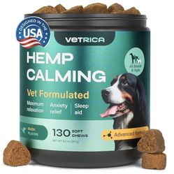 Calming Chews for Dogs - Hemp Calming Chews for Dog Anxiety Relief Treats 