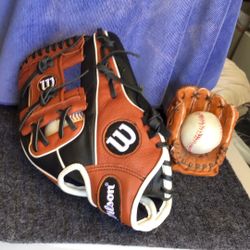 Wilson A550 11.5 “ Youth Baseball Or Softball Glove
