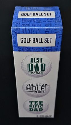 ⛳️🏌️3 Golf Ball Box Set: Best Dad by Par, TeeRific Dad, etc (brand new)