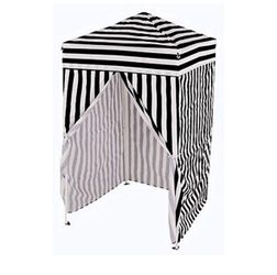 Pop up Changing Dressing Room, Black and White