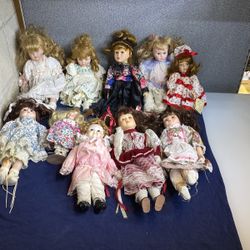Vintage Dolls Collection Total 10