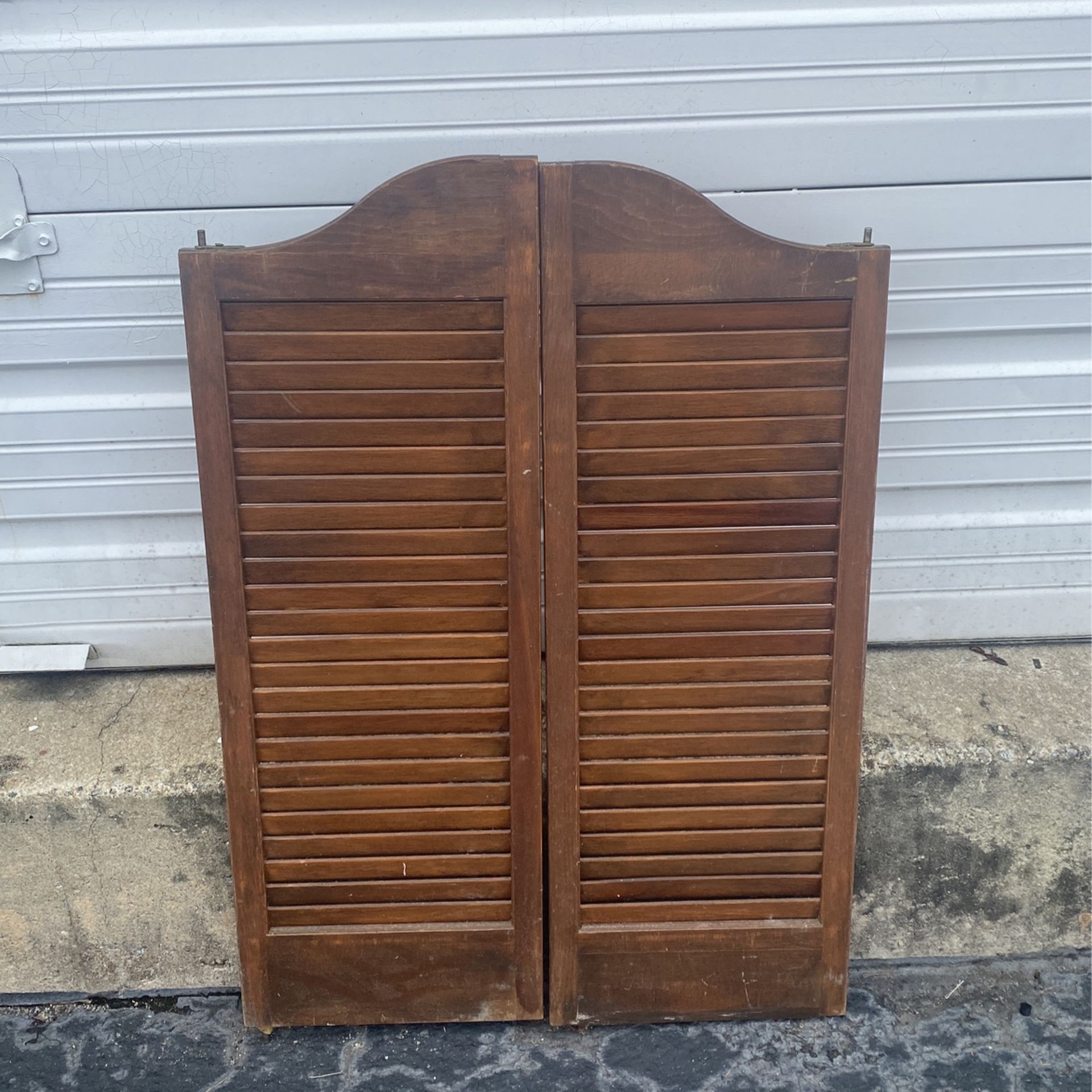 Wooden barn doors