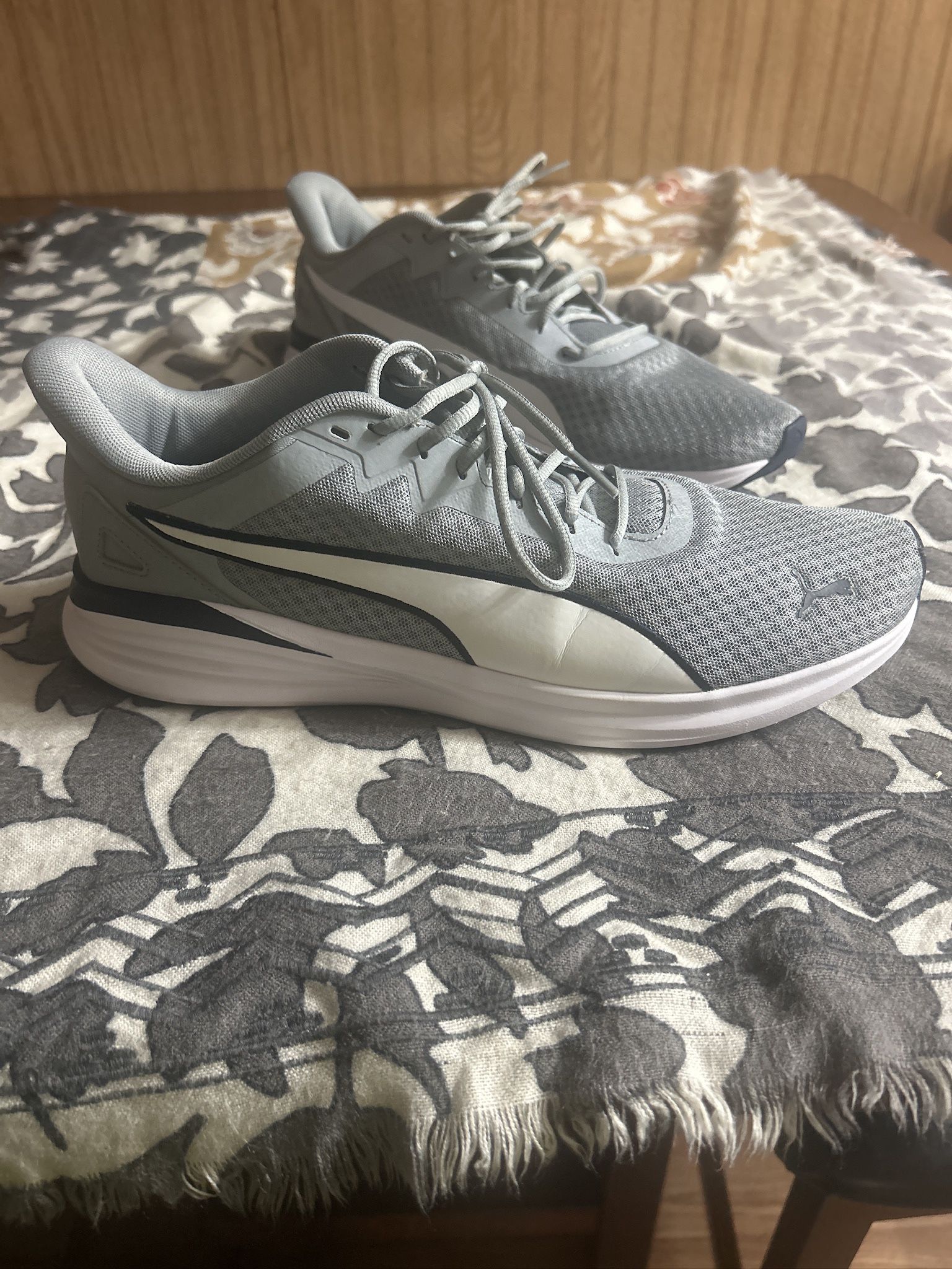 Gray Puma Shoes