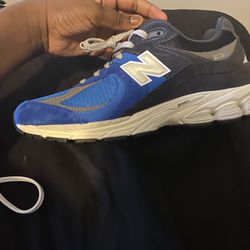 New balances brand new never wear. I paid 164. I was looking for 155. Size 11.  blue, athletic, sneakers, running shoes, cushioned, retro, sporty, com