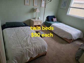 Twin beds