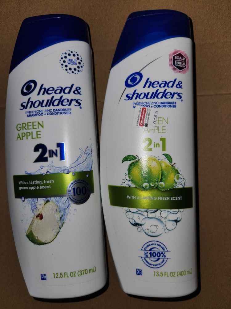 Set Of 2 Head & Shoulders 2in1/ Set De 2 Shampoo Y Acondicionador 2en1