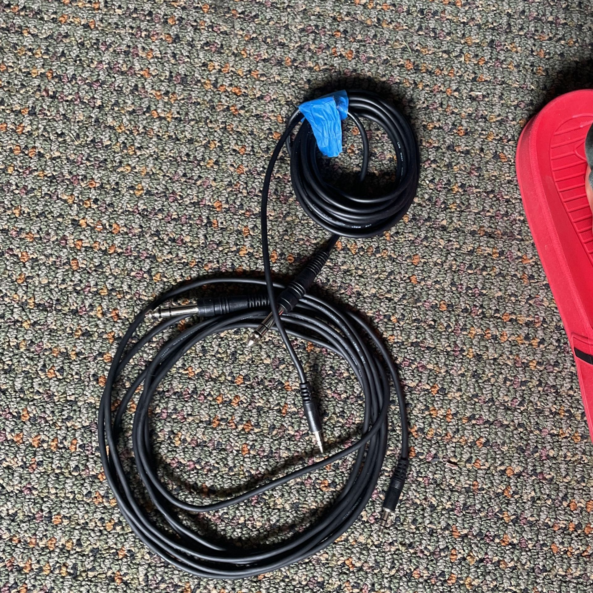 1/4” To Headphone Jack Cables