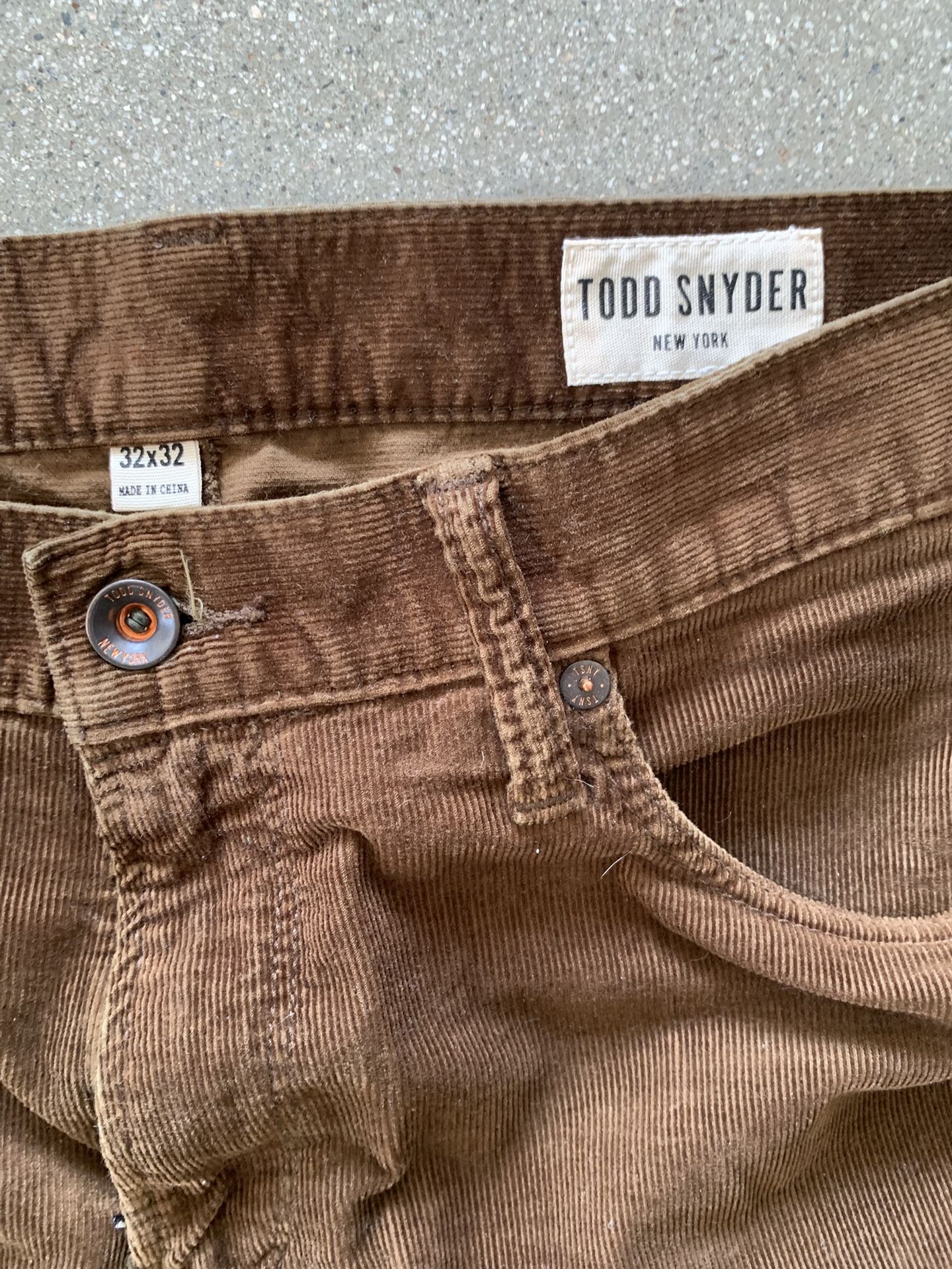 Todd Snyder Corduroy Pants Pants