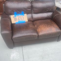 Leather Couch