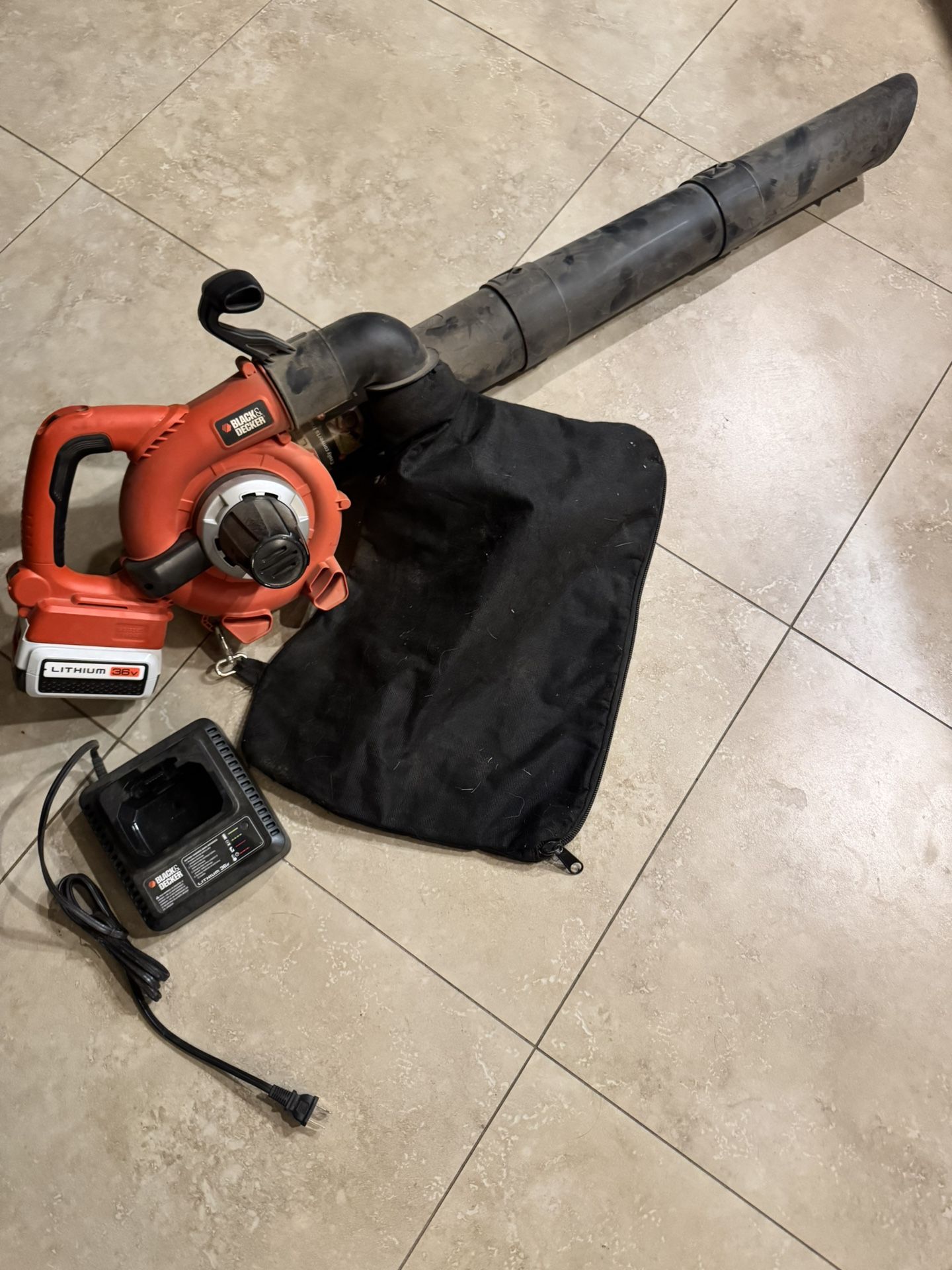 40V MAX 120 MPH 90 CFM Cordless Battery Powered Handheld Leaf Blower & Vacuum Kit with (1) 1.5Ah Battery & Charger