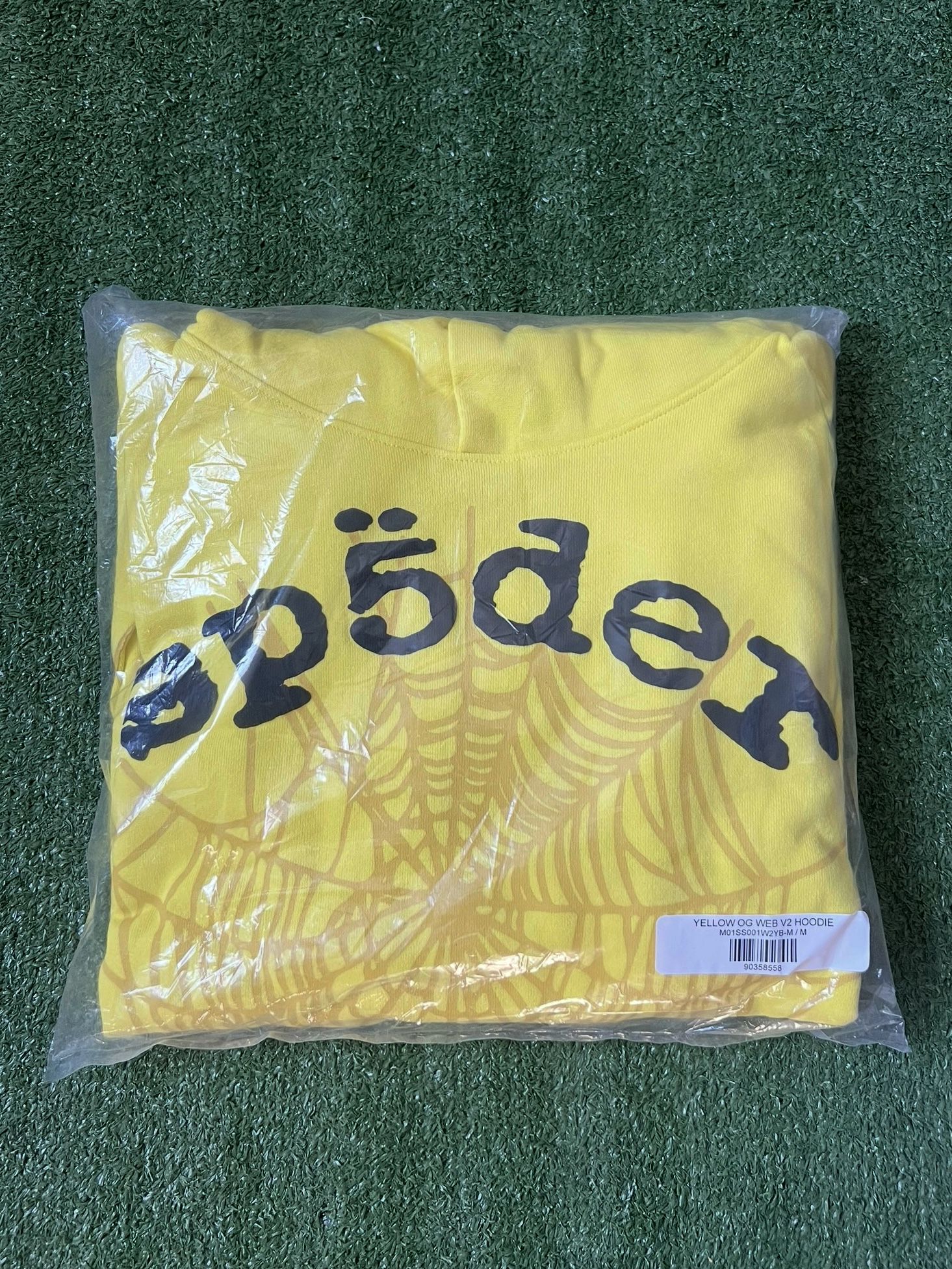 Spider Worldwide Yellow Legacy V2 Hoodie (Medium) [BRAND NEW] 🕷️ 💛