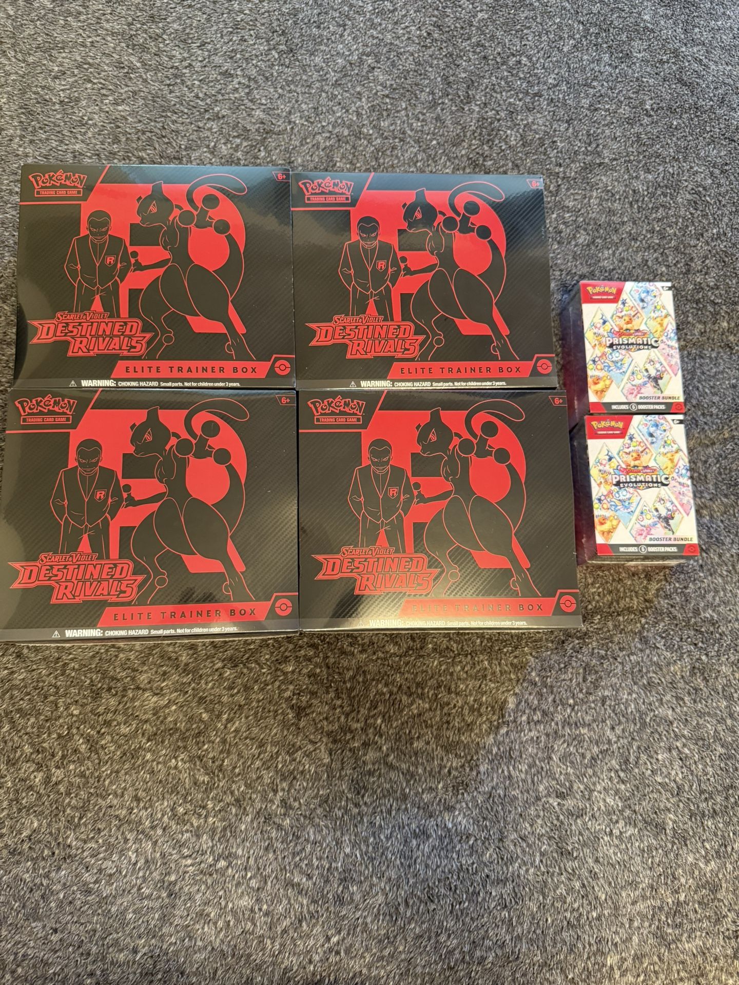 Pokemon Etbs DESTINED RIVALS & Prismatic Bundles