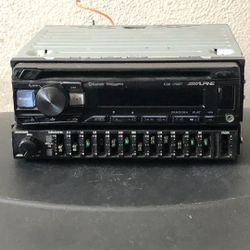 Alpine radio 172bt and alpine eq 3331 