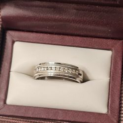 (SC) 14k White Gold Ring