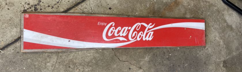 1970’s Coca Cola Sign On Barn Wood