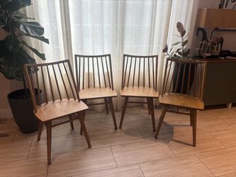 Dining chairs (total of 4)