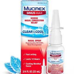 Mucinex Sinus Nasal Spray Decongestant- 0.75 oz