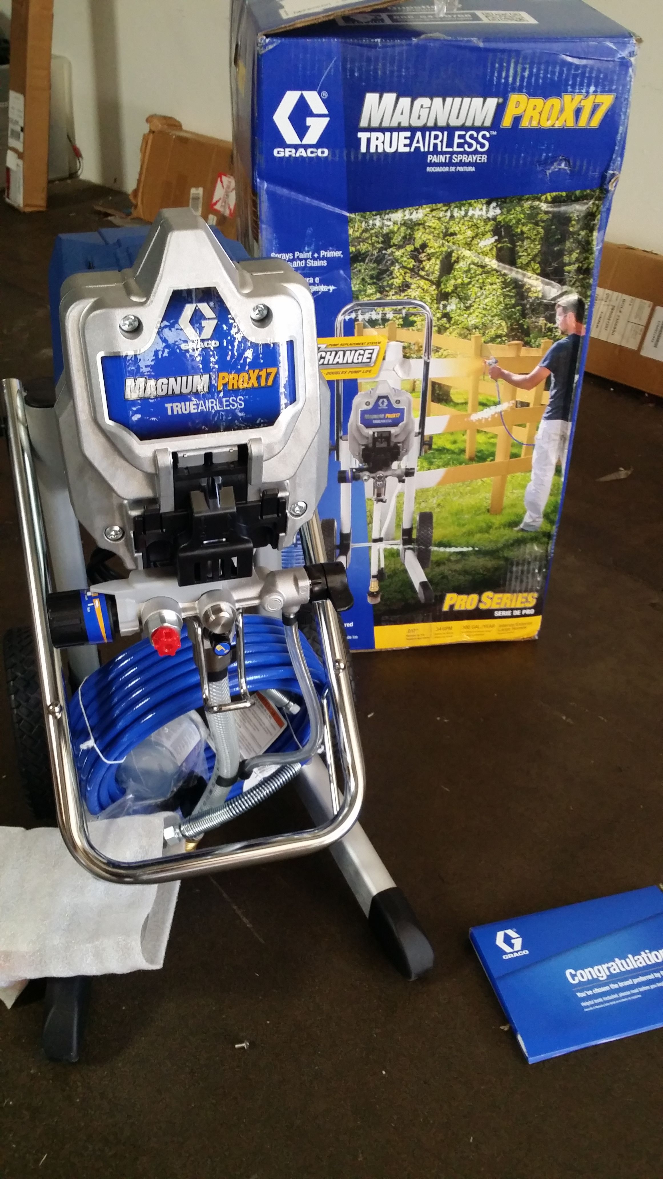 Graco Magnum ProX17 Cart Airless Paint Sprayer