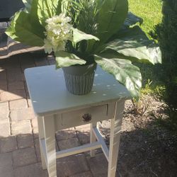 Side Table And Plants 