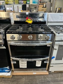 LG Double Oven Gas Stove Read Description