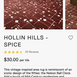 FLOR Carpet Tiles: Hollin Hills Spice