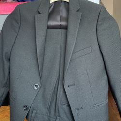 Michael Kors Boys Suit Size 8R Grey