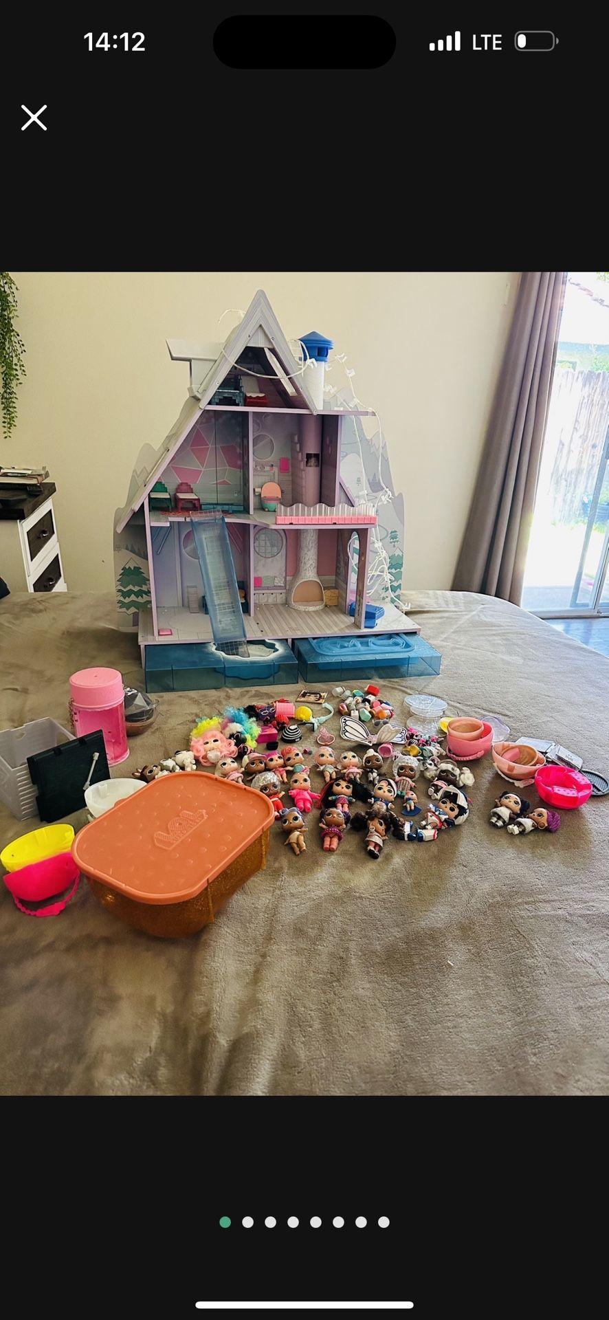 Surprise Winter Chalet Chill Cabin Wood dollhouse