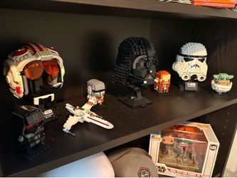 Star Wars Lego helmets