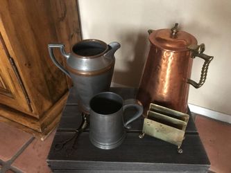 Pewter pieces- beautiful (4 total)